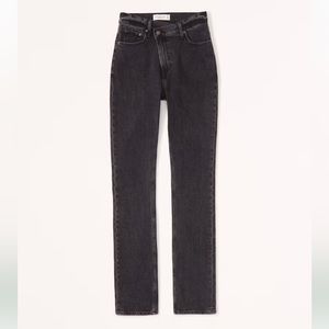 ABERCROMBIE & FITCH Ultra High Rise 90s Slim Straight Jean Size 27/4